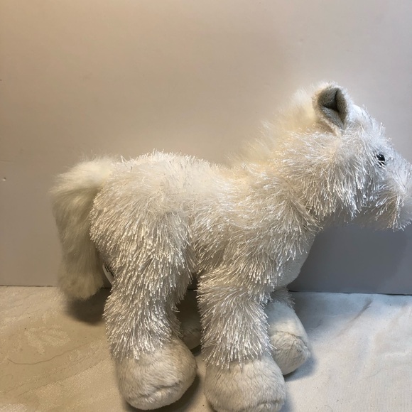 Webkinz Ganz White Horse Plush Stuffed Animal 10" American Albino no code - Picture 4 of 11